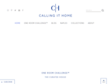 Tablet Screenshot of callingithome.com